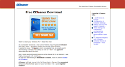 Desktop Screenshot of ccleanerdownload.net